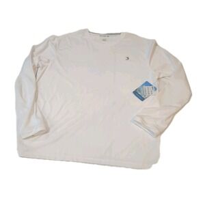 NWT Reel Legends Freeline White Long‎ Sleeve Tee Size Large 100% Polyester